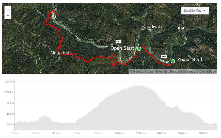55 KM Zealot & 30 KM Open - Hike Leg